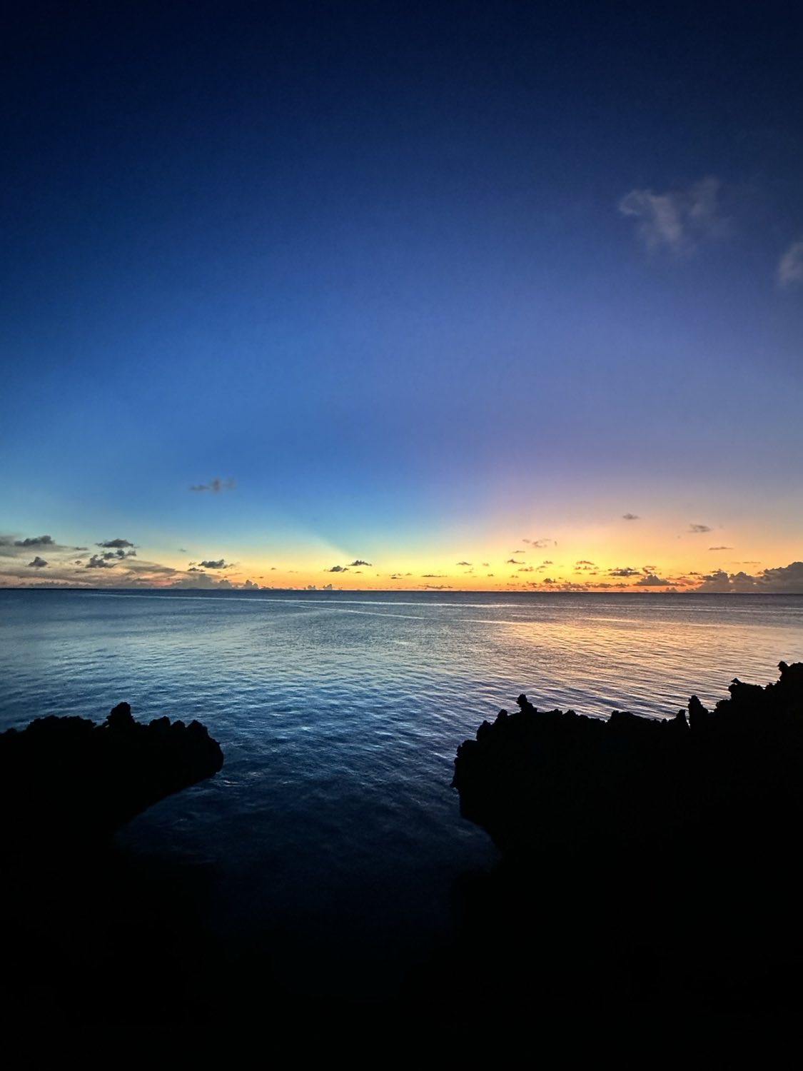 与論島の夕陽